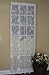 Curtain Chic Seashells Lace Panel, 63-Inch, White