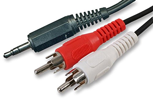 Pro Signal 3.5mm Jack to 2x RCA Phono Cable, 1.8m - Premium Audio Lead