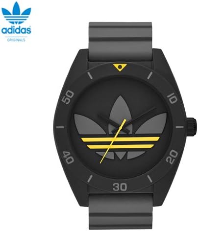 Amazon Co Jp Adidas 時計 アディダス Adh3029 Sntgo50 Bk Gry Yw メンズ レディース ユニセックス 腕時計 服 ファッション小物
