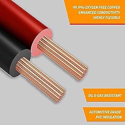 GS Power GS 18 AWG (American Wire Gauge) 200 FT Red
