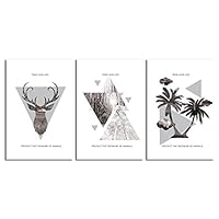 signwin-3 Piece Canvas Wall Art-Modern Nordic Style-Canvas Prints Home Artwork Decoration for Living Room,Bedroom - 16