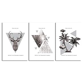 signwin-3 Piece Canvas Wall Art-Modern Nordic Style-Canvas Prints...