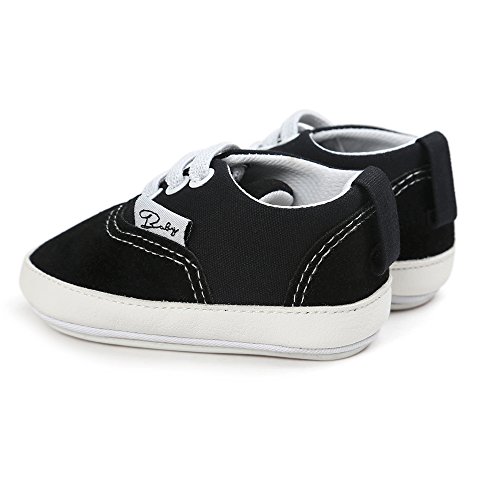 image for SOFMUO Baby Canvas Shoes - Infant Girls Boys Sneakers Anti-Slip Toddle