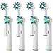 Compatible Replacement Toothbrush Heads Refill for Braun Oral b Electric Toothbrush Pro 1000 Pro 3000 Pro 5000 Pro 7000 Vitality 4 Floss Action Heads Plus 4 Cross Action Heads