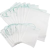 LEOBRO 20 Pack Garden Protect Bag, Plant Fruit Flower Protect Nylon Netting Bag, 6.2"x9" and 9.8"x14", Each Size 10 PCS