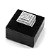 L & L Nation Men HQ Silver Tone Square 3D Dome Middle Hip Hop Ring Sizes 7-12