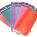 Fun Express Rainbow Cellophane Bag Assortment - Bulk Set of 72 in Bright Colors - Party Supplies, Gift Bags, Candy Wraps, Easter Bags and More