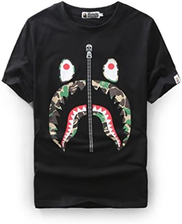 Zomicky Bape Brown And White Graphic Mens Classic Cotton T-shirt Top