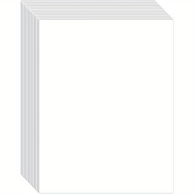 Cobenga 200 Sheets Thick Paper Cardstock Blank Heavy Cards Stock, 8.5x11 in White Blank Index Cards, 300GSM Heavyweight CardStock for Invitations, Greeting Cards Making, Postcards, Photos