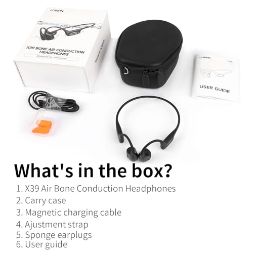 Bone Conduction Air Conduction Headphones, IP68 Swimming Headphones 32GB | Open-Ear Wireless Underwater Headphones with Bluetooth 6.1, ENC Noise Reduction and MP3 Player for Swimming, Sports ,Fitness