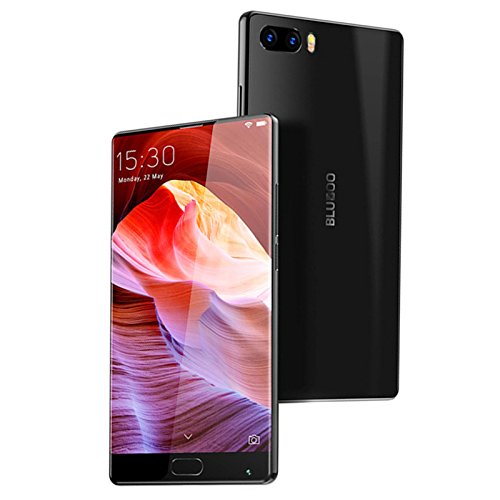 BLUBOO® S1 4G LTE CAT6 Smartphone Android 7.0 Nougat 5.5 Inch [Full-Screen], 4GB RAM 64GB ROM, 5.0MP + 13.0MP Cámara Interna y 3500 mAh Batería, Negro
