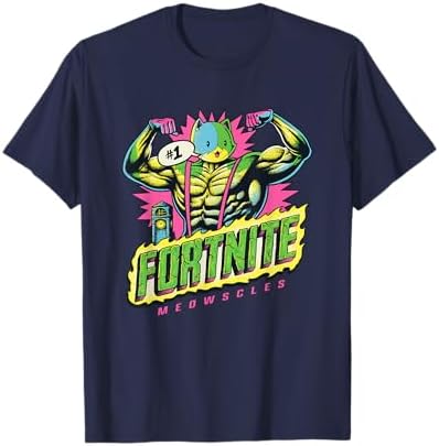 Amazon.com: Fortnite Meowscles Lucky Cat Japanese Kanji T-Shirt