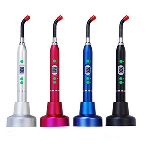 Bestdental Wireless Licht Akku-Lampe Aushärtung Maschine LED Digital Display Ladegerät Modische Bunte Metall Fall DY-201