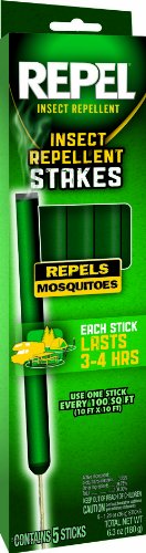 Repel 4263 Insect Repellent Stakes, 5 Count, Case Pack of 1