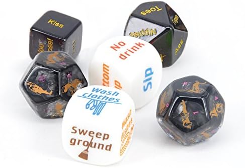 Housework DICE-DrinkingDice-Romantic Dice