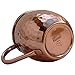 Morken Barware Moscow Mule Mugs - Set of 2 - Premium 1/2 Pound Mugs - 100% Solid Copper - Hammered Finish - 16oz