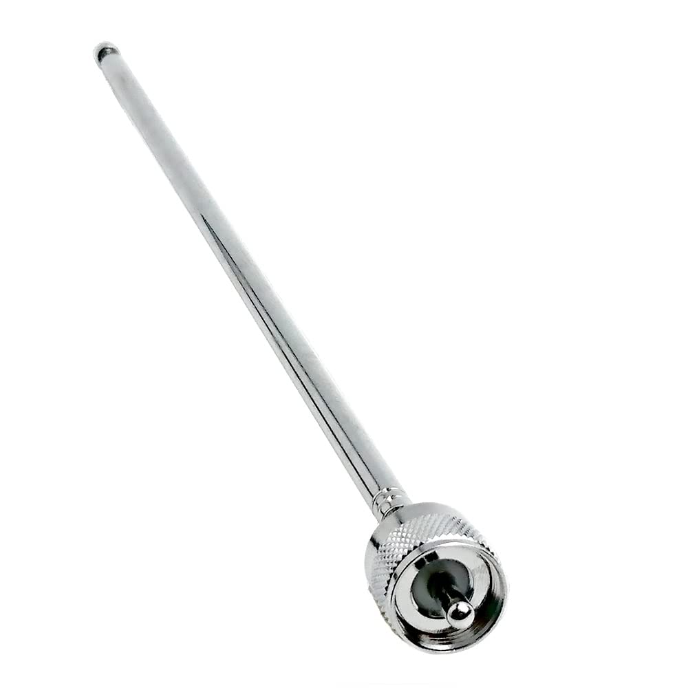 UngSung VHF UHF Foldable Telescopic Antenna 54~725 MHz, 6-Section PL-259 UHF Male Connector Aeria Handheld Antenna for Compatible Scanner Transceiver Ham Amateur Mobil Radio