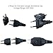 Hair Curling Brush Travel Brush Hot Folding Portable Dual Voltage 100-240V for USA Heated Ceramic Iron Hair Straightener Brush MCH Heating Technology Anionic Hair Care SU001WH