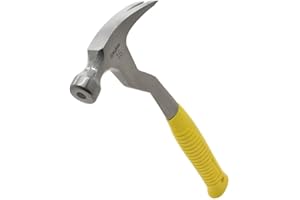 Big Horn 15111 16 Oz Magnetic Cap Nail Roofing Hammer – One-Handed Nail Placement with Magnetic Face – Single-Piece Forged Steel, Ergonomic Non-Slip Grips – Roofing, Dry-In, House Wrap