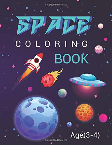SPACE COLORING BOOK: Space coloring book | World's Biggest Leveled Book