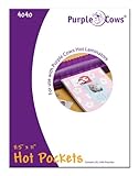 Purple Cows Hot Pockets Hot Laminating Pouches, 8.5x11 Inches, 20 Pouches per Pack, Clear (4040)