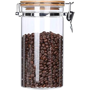 Amazon Com Clear Borosilicate Glass Food Storage Jars Canisters