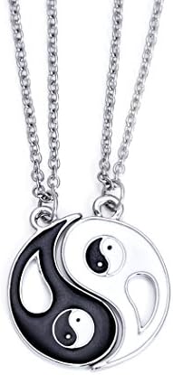 Men's Women's Alloy Yin Yang Tai Ji Pendant Necklace