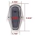 Partsam 5X Cab Marker Roof Running Top Lights 15442 Smoked Cover w/Base House + 5050 White T10 194 LED Bulbs Compatible with F150 F250 F350 1973-1997 F Series Super Duty Pickup Truck
