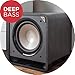 Polk Audio HTS 12 Powered Subwoofer with Power Port Technology | 12″ Woofer, up to 400W Amp | For the Ultimate Home Theater Experience | Modern Sub that Fits in any Setting | Washed Black Walnut