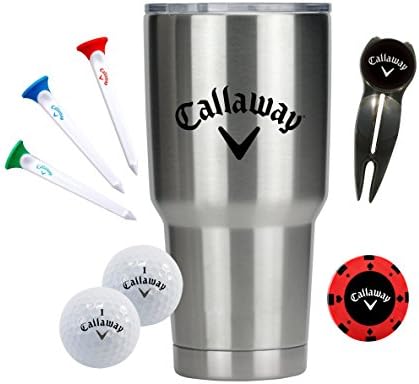 Callaway 30-Oz. Stainless Steel Tumbler & Golf Accessories Gift Set