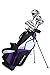 Premium Lightweight Ladies Golf Club Set Right Hand - Cherry Pink Purple, Standard, Petite, Tall, Clubs with Lady Flex