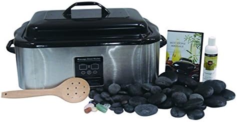 Hot Stone Set with Chakra Stone