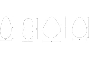 Yoding Custom Deposit for Irregular LED Bathroom Mirror