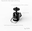 Grifiti Nootle D-Ring Mini Ball Head works with iPad Tripod Mounts, Cameras, iPhone Holders, Brackets, Music Stands, and Photography Light Stands