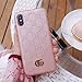 iPhone 8 Plus Case, Pink Premium PU Luxury Stylish Designer Fashion Leather Cover Case for iPhone 7 & 8 Plus