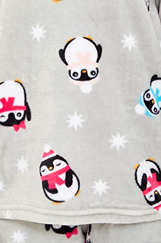 [- Girls Shaggy Snuggle Fleece Pyjamas Lounge Winter PJ's Size UK 7 8 9 10 11 12 13 Years  -]