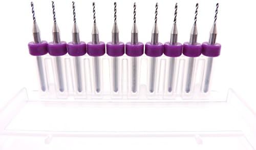 1.1mm to 2.2mm Versatile Tungsten Micro Drill Bits Japanese made for CNC PCB Installation, Toy Making, Model Cars Trucks Planes Boats, Arts & Crafts, Woodworking more.. (1.05mm)