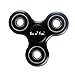 LuvnFun EDC Aluminum Little Finger Spinner Fidget Spinner Toy - Black