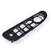 Window Switch Bezel for 2002-2010 Dodge Ram 1500 2500 3500 Quad Cab, Replace OE 5HZ71WL5AE 5HZ71WL5AD 5HZ71XDVAE, Driver Side Window Door Switch Cover Panel Bezel Trim (Black)