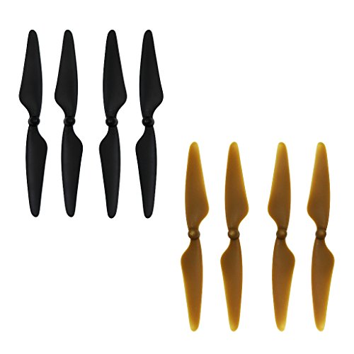 Btg 1set(4pcs) black propellers and 1set(4pcs) brown pr…