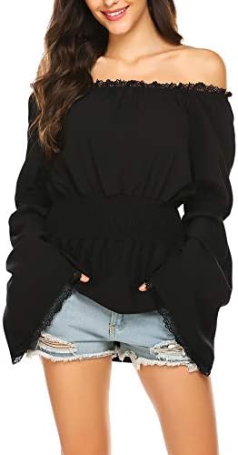 off the shoulder peasant blouse