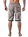 Alki'i Men's Boardshorts - Solid Colors Team USA, X-Large, Stone