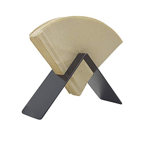 POEFT Stainless Steel Coffee Filter Paper Container Holder For Kitchen Bar Cafes Bar Coffee Shop Filter Paper Holder