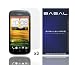 BasalGuardz(TM) HTC One S Ultra-Clear Anti-Fingerprint Screen Protectors (3-pack) [BasalGuardz Retail Packaging]