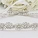 QueenDream Fashion 1 Yard Crystal Rhinestone Applique Manufactoring Price Sash Rhinestone Supply Handmade Wedding Dress Belt Diamond Applique