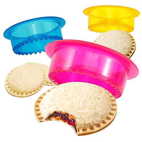 HiYZ Sandwich Cutter and Sealer 5 PCS Decruster Sandwich Maker for