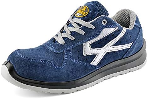 SAFETOE Men's Work Safety Shoes, Composite Toe Work Shoes Lightweight Breathable Work Safety Sneakers Slip Resistant for Industrial & Construction Work (Metal Free)