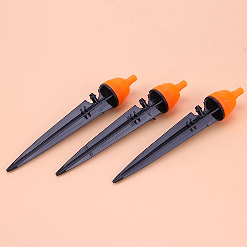 STORE-HOMER - 20pcs Garden Irrigation Watering Drippers Adjustable Emitters Stake 360 Drip For micro-irrigation Garden flower - Thumbnail 4