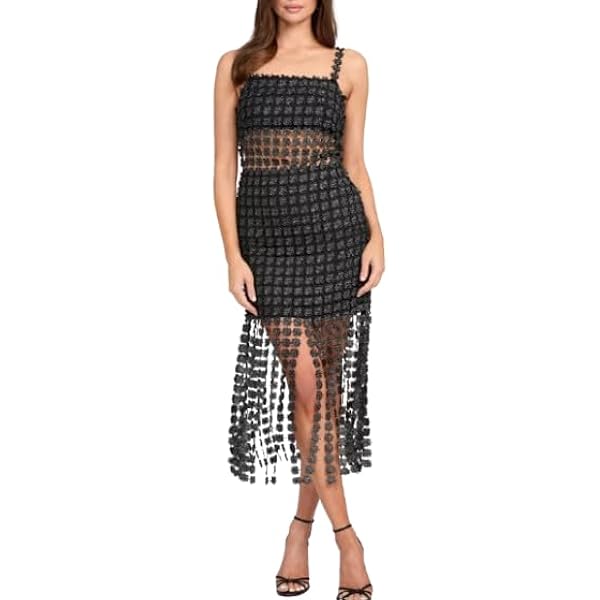 knee length dresses for ladies Onyx Halter Lace Maxi Dress