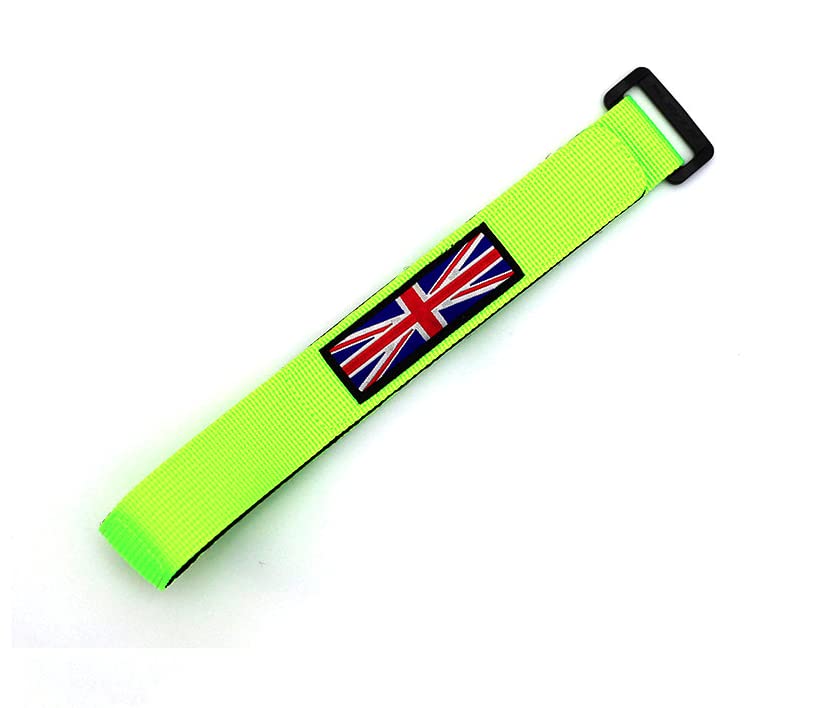 Velcro Holding Strap for Brompton Folding Bike Frame Lime Green